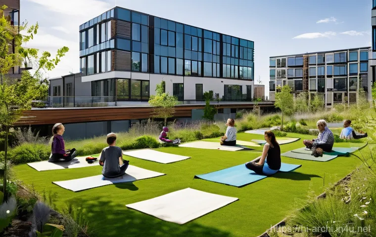 건축 설계와 조경 설계의 연계성 - **Prompt: "A breathtaking modern architectural residence nestled harmoniously within a lush, vibrant... 건축 설계와 조경 설계의 연계성 - **Prompt: "A breathtaking modern architectural residence nestled harmoniously within a lush, vibrant...