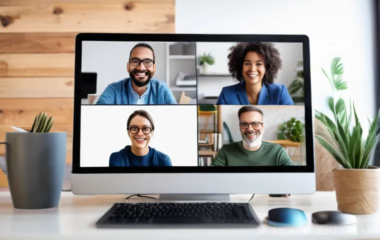 건축 실무에서의 팀워크 강화 방법 - **Image Prompt 2: BIM-Powered Design & Data Analysis**
    "A focused group of 4-5 architectural and...