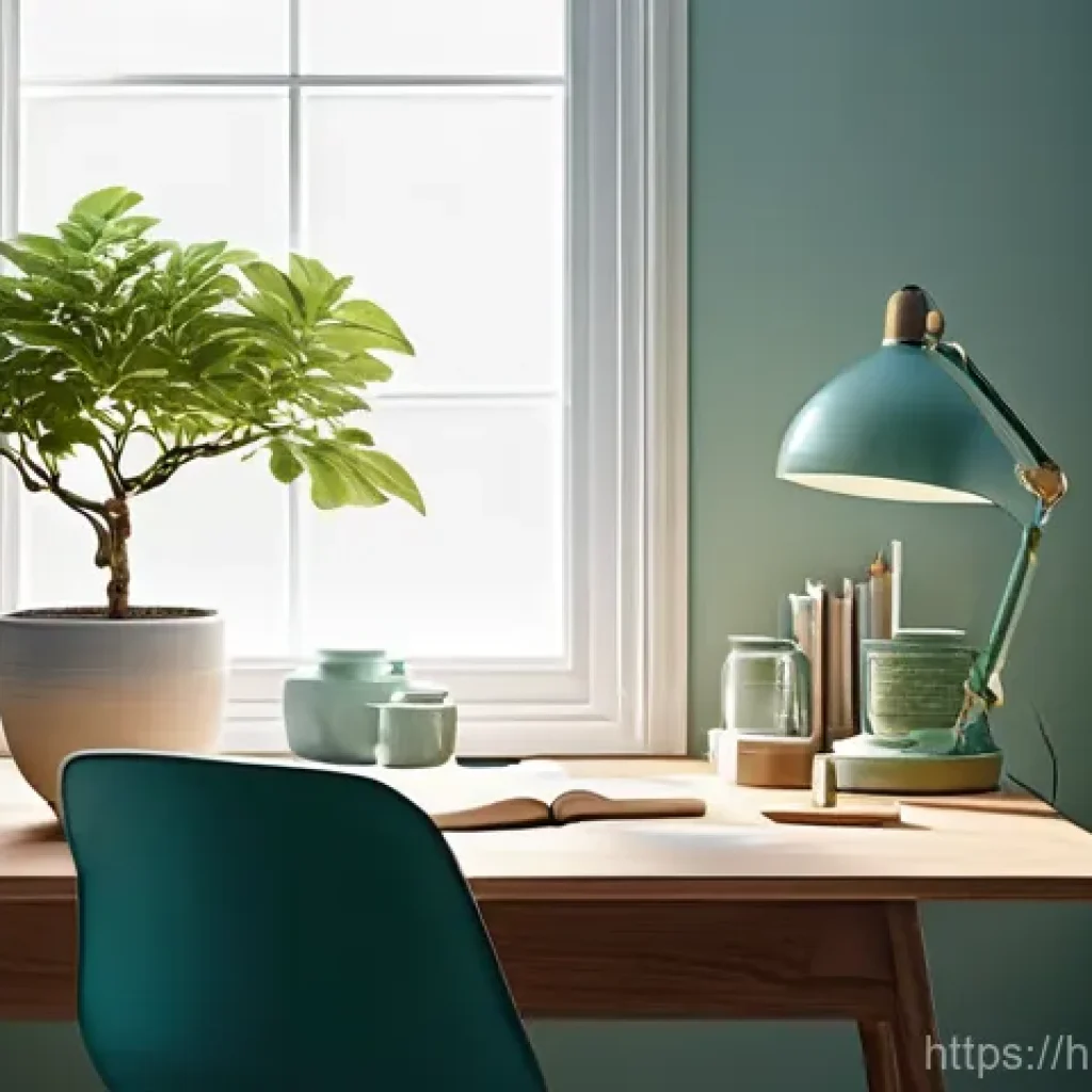 건축 설계와 공간 심리학 적용 사례 - **Image Prompt 1: "The Serene Study Nook"**
"A brightly lit, calm study room bathed in abundant ...