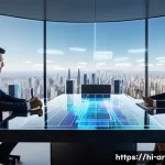 건축 프로젝트의 가치 평가 방법 - **Prompt:** A diverse group of real estate professionals, impeccably dressed in business attire, gat...